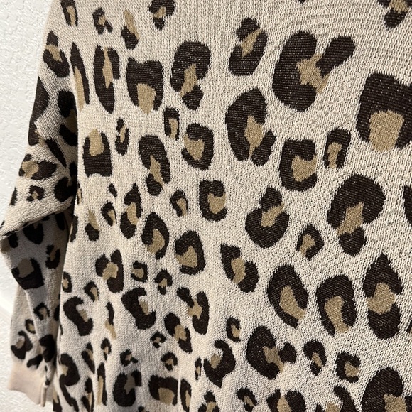 SHEIN animal print open front cardigan - Picture 5 of 6